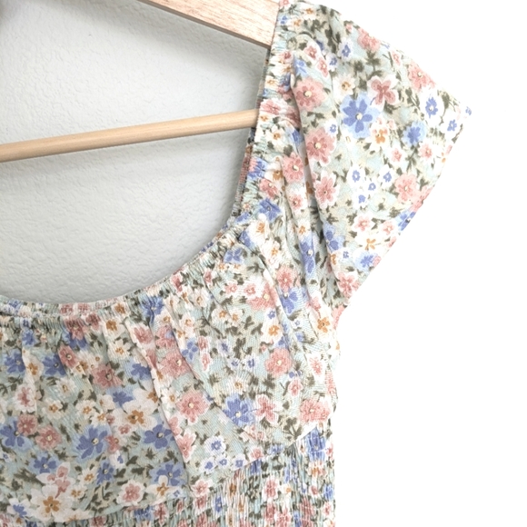 Carly Jean Los Angeles Ruffled Floral Maxi Dress - Picture 5 of 13